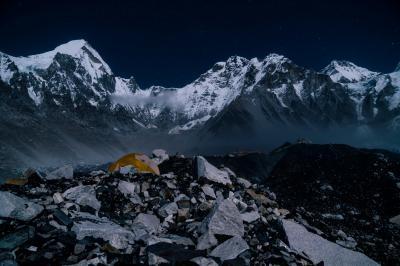 Print art: Night at Everest Base Camp