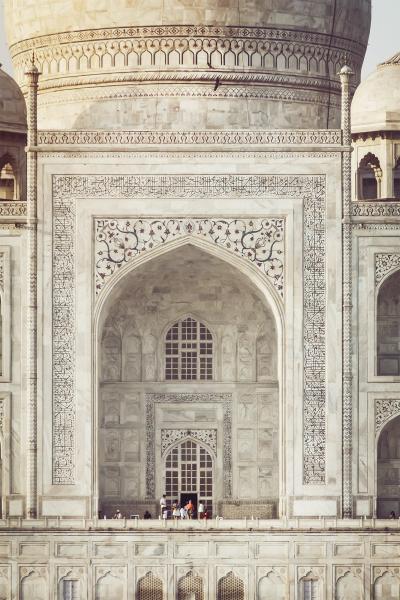 Print art: Entrance to the Taj Mahal