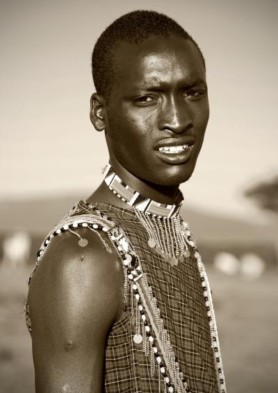Print art: Maasai Tribe 1