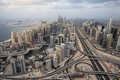 Print art: Dubai Skyline circa 2014